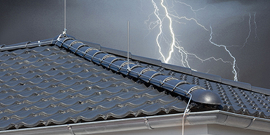 Äußerer Blitzschutz bei Elektro Friedrich GmbH in Heusenstamm